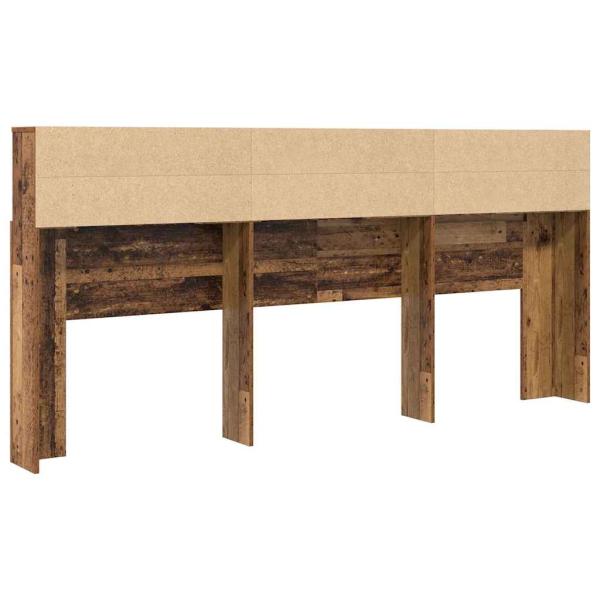 Kopfteil Schrank Altholz 220 x 19 x 101.5 cm Holzwerkstoff