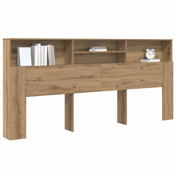 Kopfteil Schrank Eiche handwerklich 220 x 19 x 101.5 cm