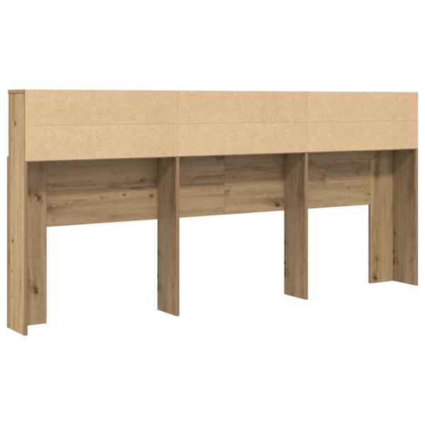 Kopfteil Schrank Eiche handwerklich 220 x 19 x 101.5 cm