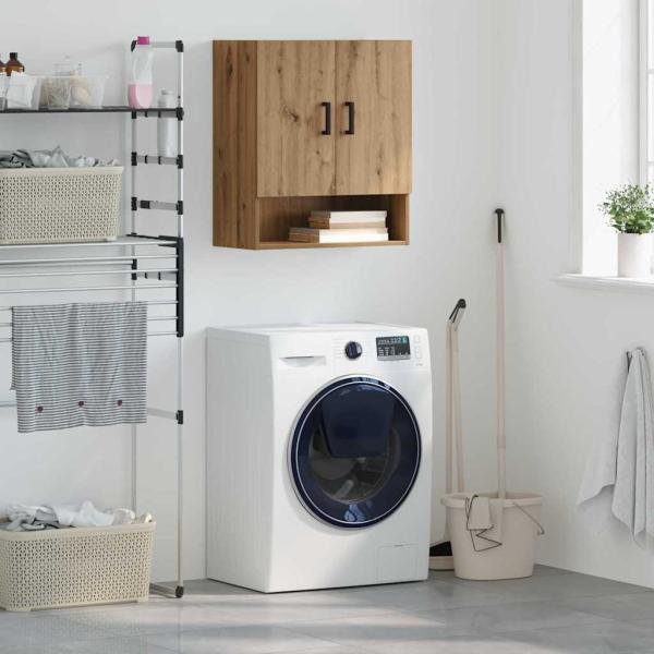 ARDEBO.de - Wandschrank Eiche handwerklich 60 x 31 x 70 cm Holzwerkstoff