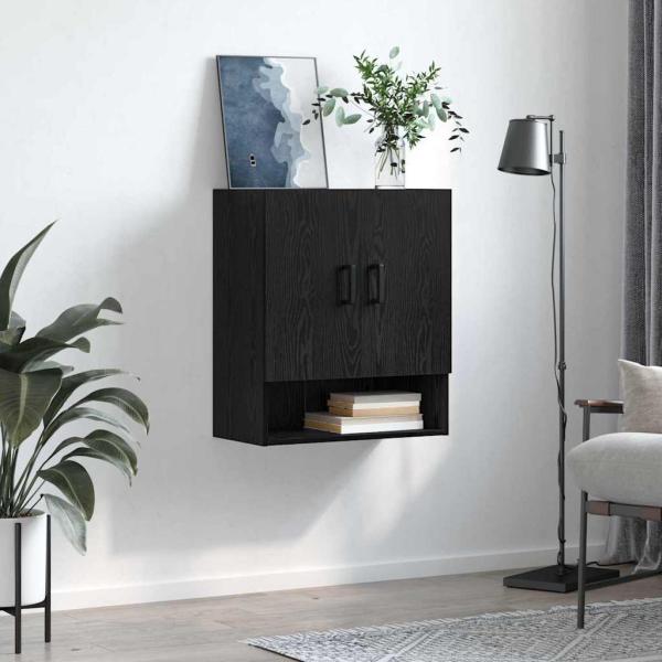 Wandschrank Schwarze Eiche 60 x 31 x 70 cm Holzwerkstoff