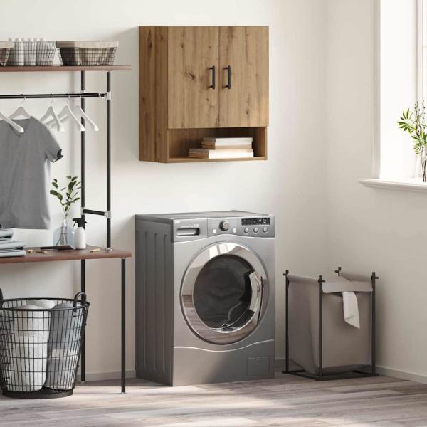 ARDEBO.de - Wandschrank Eiche handwerklich 60 x 31 x 70 cm Holzwerkstoff