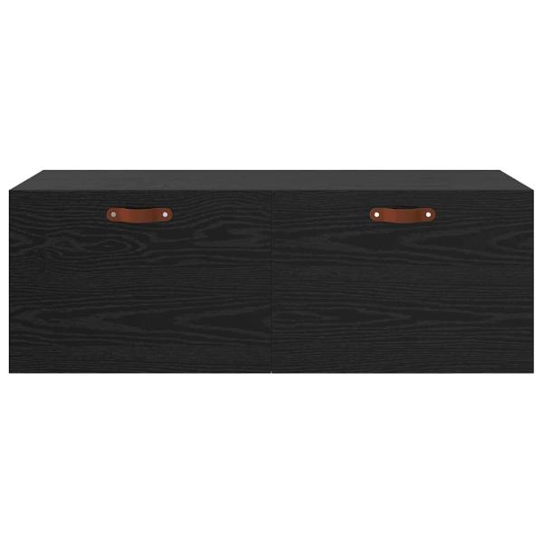 Wandschrank Schwarze Eiche 100 x 36.5 x 35 cm Holzwerkstoff