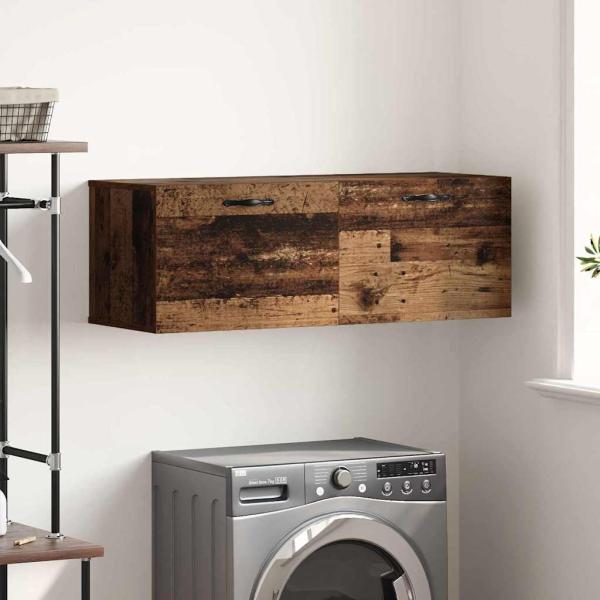 ARDEBO.de - Wandschrank Altholz 100 x 36.5 x 35 cm Holzwerkstoff