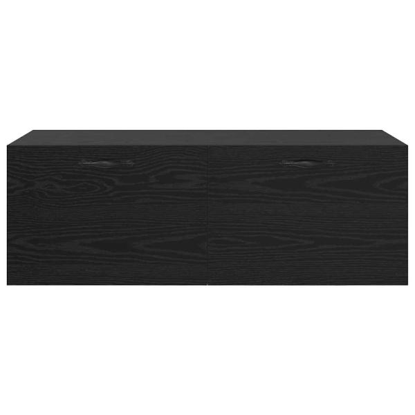 Wandschrank Schwarze Eiche 100 x 36.5 x 35 cm Holzwerkstoff