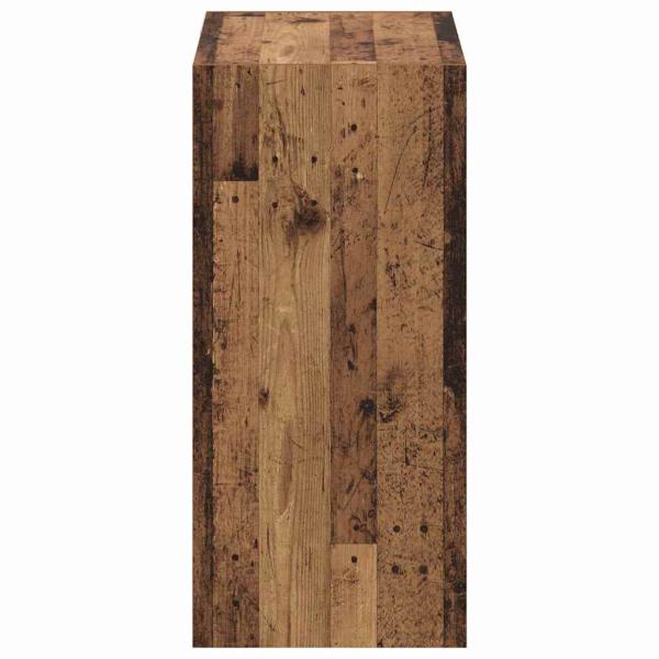 Kleiderschrank mit Regal Altholz 77 x 48 x 102 cm Holzwerkstoff