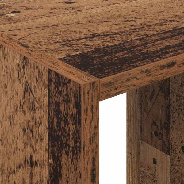 Kleiderschrank mit Regal Altholz 77 x 48 x 102 cm Holzwerkstoff