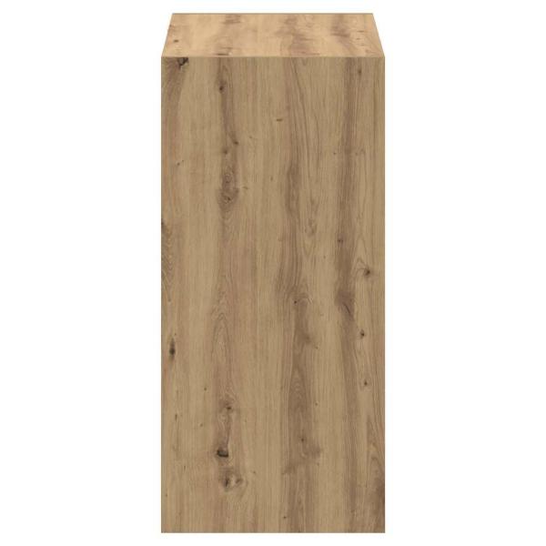 Kleiderschrank mit Regal Eiche handwerklich 77 x 48 x 102 cm