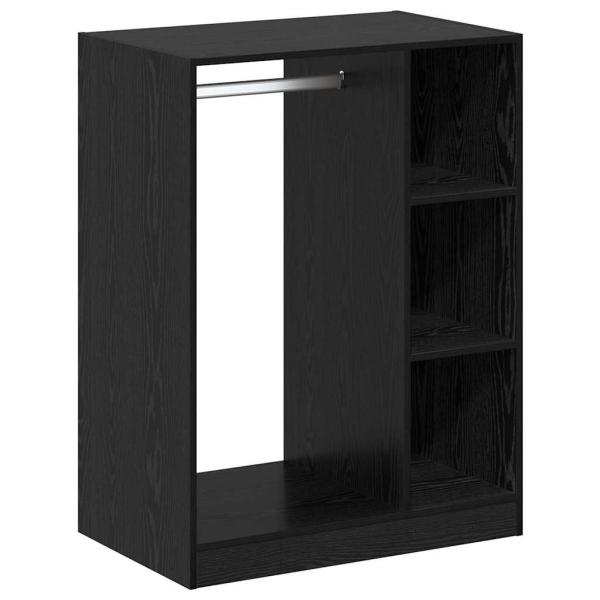 Kleiderschrank Schwarze Eiche 77 x 48 x 102 cm Holzwerkstoff