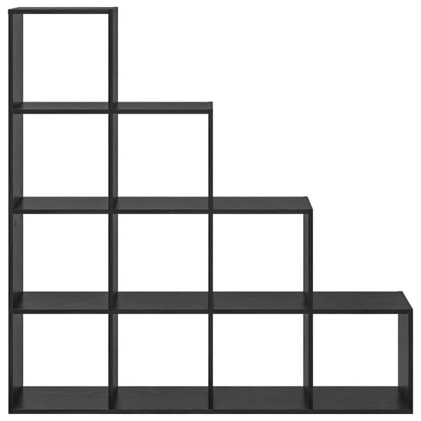 Raumteiler Bücherregal Schwarze Eiche 131,5 x 29 x 131,5 cm