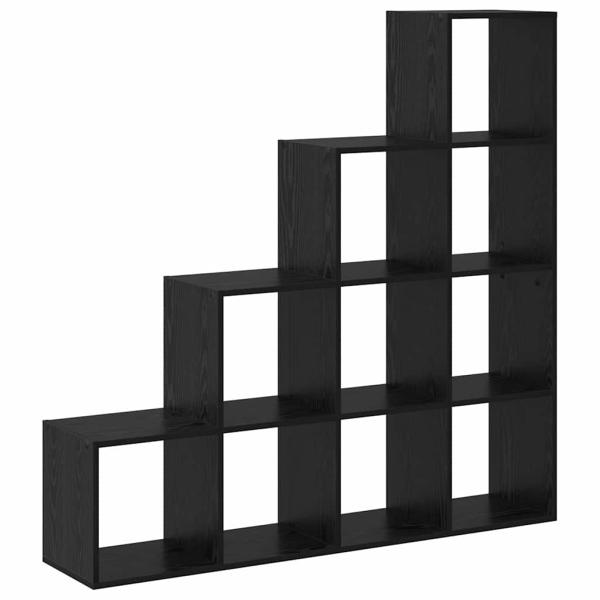 Raumteiler Bücherregal Schwarze Eiche 131,5 x 29 x 131,5 cm