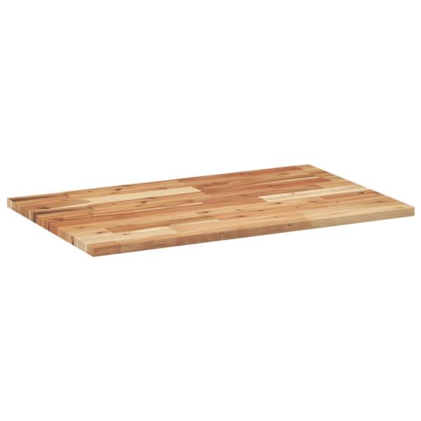 Tischplatte Rechteckig 60x50x2 cm Massivholz Akazie