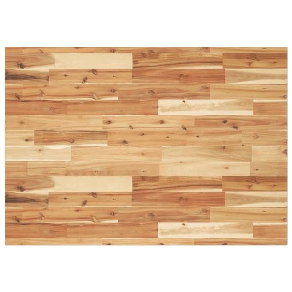 ARDEBO.de - Tischplatte Rechteckig 120x70x2 cm Massivholz Akazie