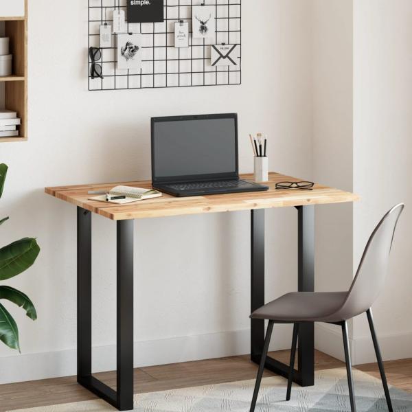 Tischplatte Rechteckig 100x70x2 cm Massivholz Akazie