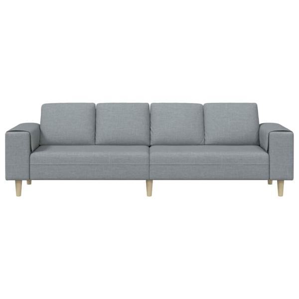 Sofa Set Hellgrau Stoff