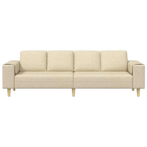 Sofa Set Creme Stoff