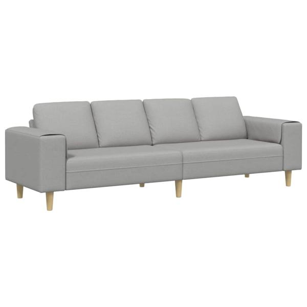 Sofa Set Wolken-Grau Stoff