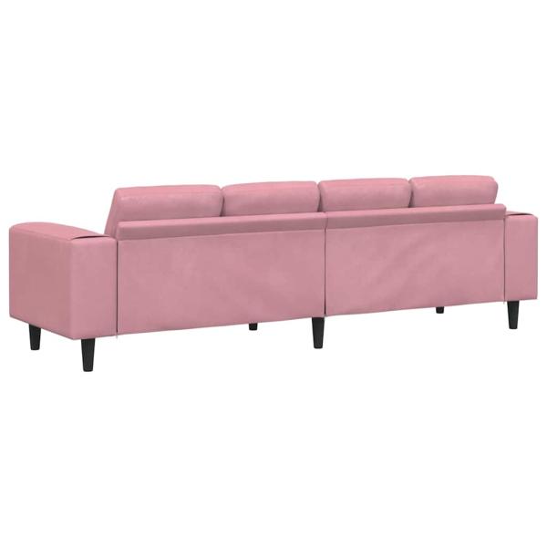 Sofa Set Rosa Samt