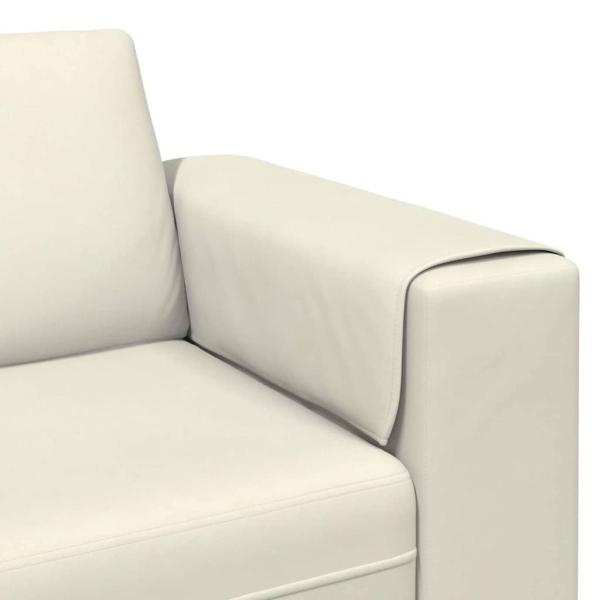 Sofa Set Creme Samt