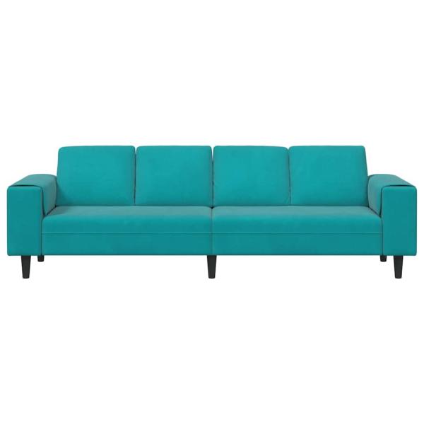 Sofa Set Türkis Samt