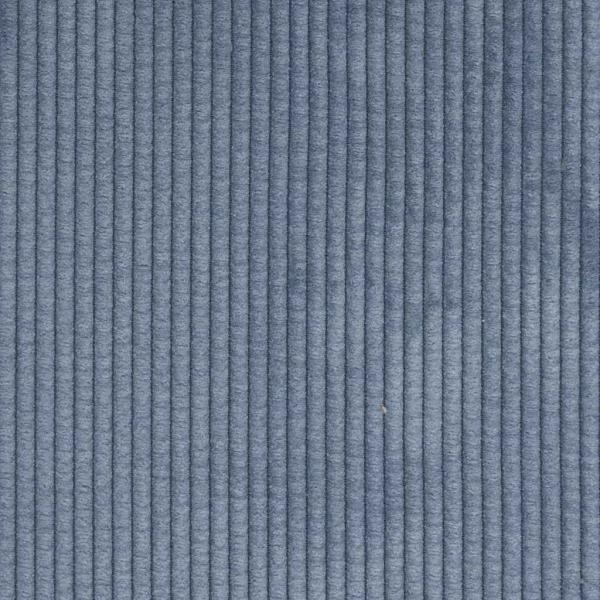 Stoffsofa mit Kissen Blau 208 cm Cordstoff
