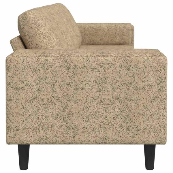 Sofa Set Hellgrau Faux Wildleder