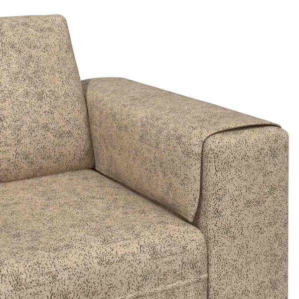Sofa Set Hellgrau Faux Wildleder