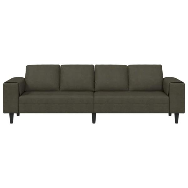 Sofa Set Armeegrün Faux Wildleder