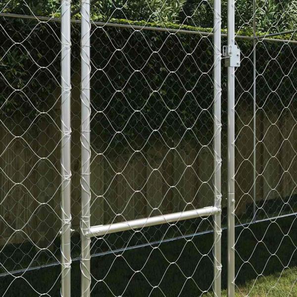 Hundekäfig Silber 800 x 200 x 256 cm Verzinkter Stahl