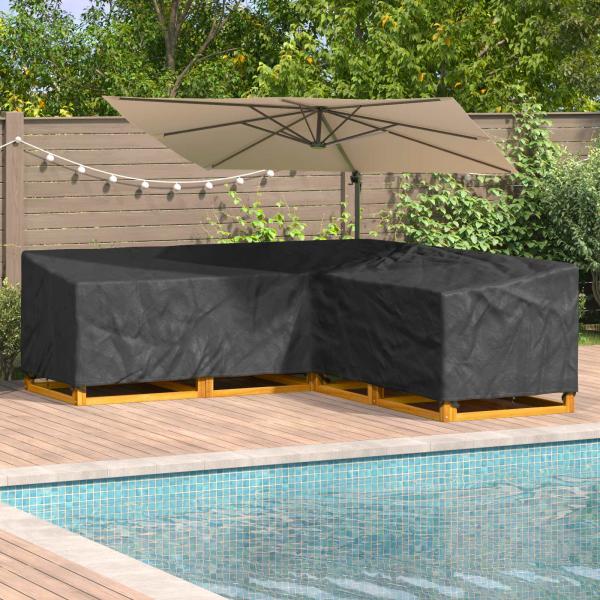 ARDEBO.de - Gartenmöbelabdeckung 270 x 270 x 80 cm 600D Oxford Stoff