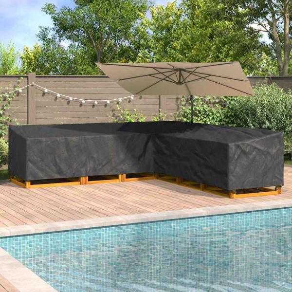 ARDEBO.de - Gartenmöbelabdeckung 300 x 300 x 80 cm 210D Oxford Stoff