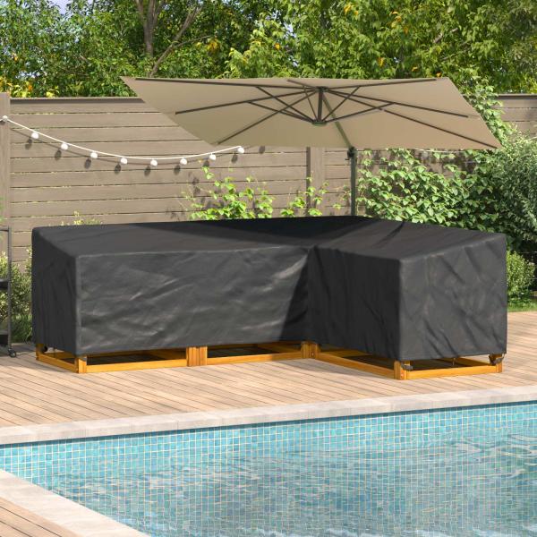 ARDEBO.de - Gartenmöbelabdeckung 250 x 180 x 80 cm 210D Oxford Stoff