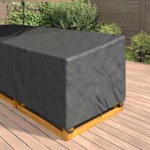 Gartenmöbelabdeckung 355 x 275 x 80 cm 210D Oxford Stoff