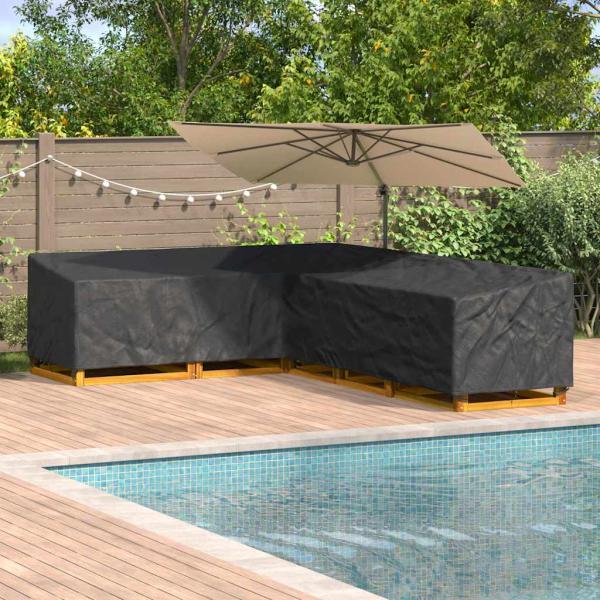 ARDEBO.de - Gartenmöbelabdeckung 355 x 275 x 80 cm 210D Oxford Stoff