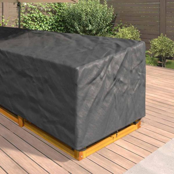 Gartenmöbelabdeckung 355 x 275 x 80 cm 210D Oxford Stoff