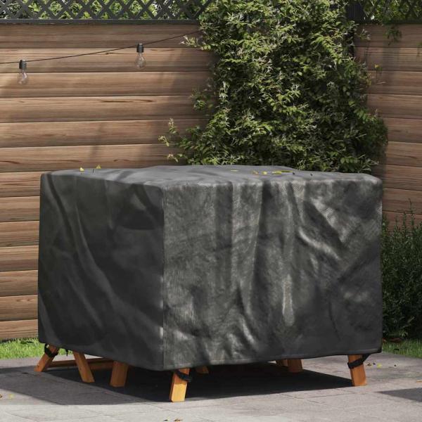 ARDEBO.de - Gartenmöbelabdeckung Schwarz 113 x 113 x 73 cm 210D