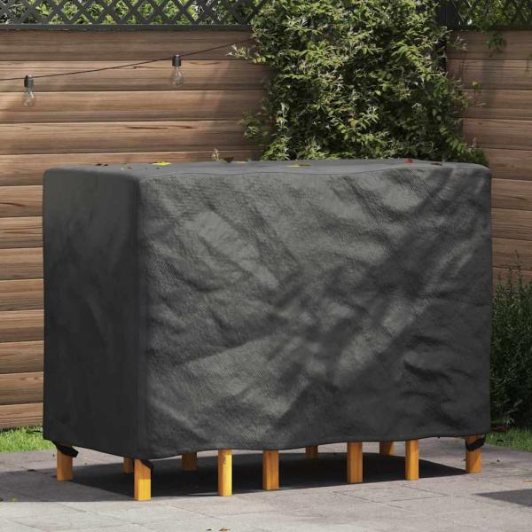 ARDEBO.de - Gartenmöbelabdeckung Schwarz 140 x 70 x 90 cm 210D