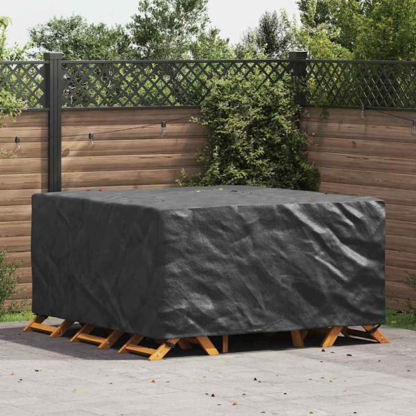 ARDEBO.de - Gartenmöbelabdeckung Schwarz 180 x 190 x 85 cm 210D