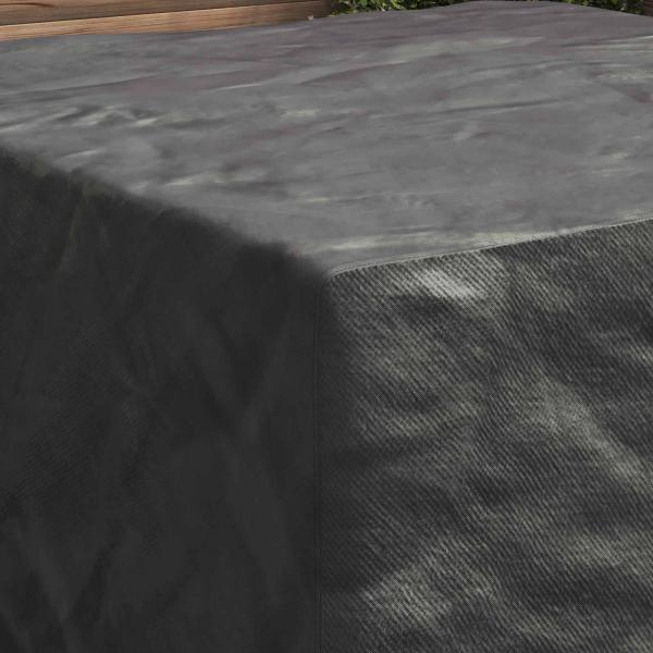 Gartenmöbelabdeckung Schwarz 180 x 190 x 85 cm 600D
