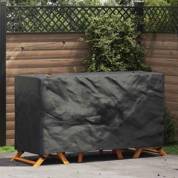 ARDEBO.de - Gartenmöbelabdeckung Schwarz 180 x 70 x 90 cm 210D