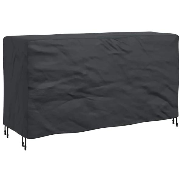 Gartenmöbelabdeckung Schwarz 180 x 70 x 90 cm 210D