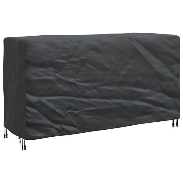Gartenmöbelabdeckung Schwarz 180 x 70 x 90 cm 210D
