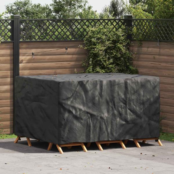 ARDEBO.de - Gartenmöbelabdeckung Schwarz 180 x 150 x 85 cm 600D