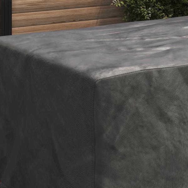 Gartenmöbelabdeckung Schwarz 200 x 110 x 70 cm 600D