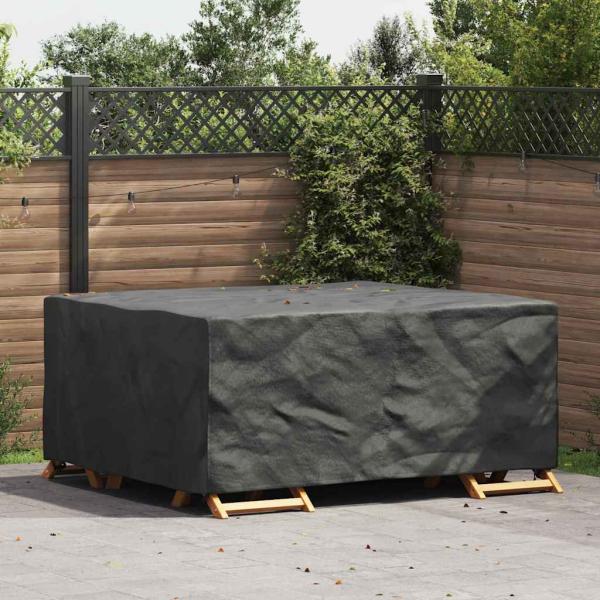 ARDEBO.de - Gartenmöbelabdeckung Schwarz 200 x 160 x 70 cm 210D