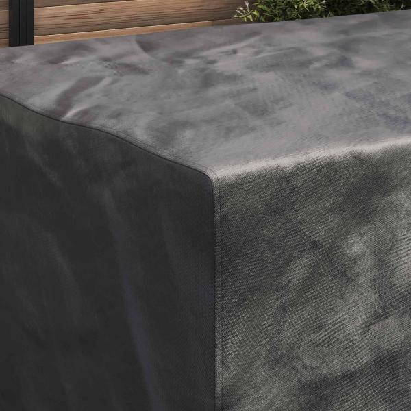 Gartenmöbelabdeckung Schwarz 210 x 130 x 70 cm 420D