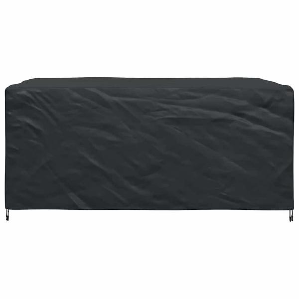 Gartenmöbelabdeckung Schwarz 240 x 180 x 100 cm 210D