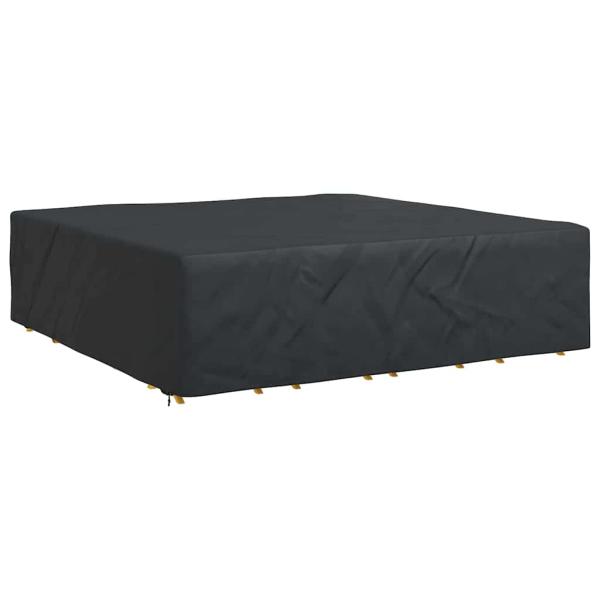 Gartenmöbelabdeckung Schwarz 260 x 260 x 90 cm 210D