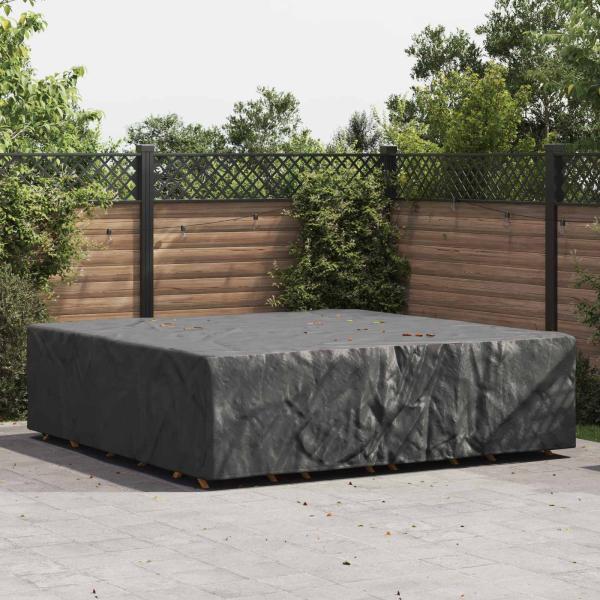 ARDEBO.de - Gartenmöbelabdeckung Schwarz 275 x 275 x 70 cm 600D