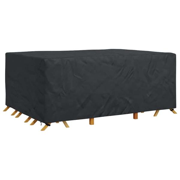 Gartenmöbelabdeckung Schwarz 280 x 204 x 106 cm 210D